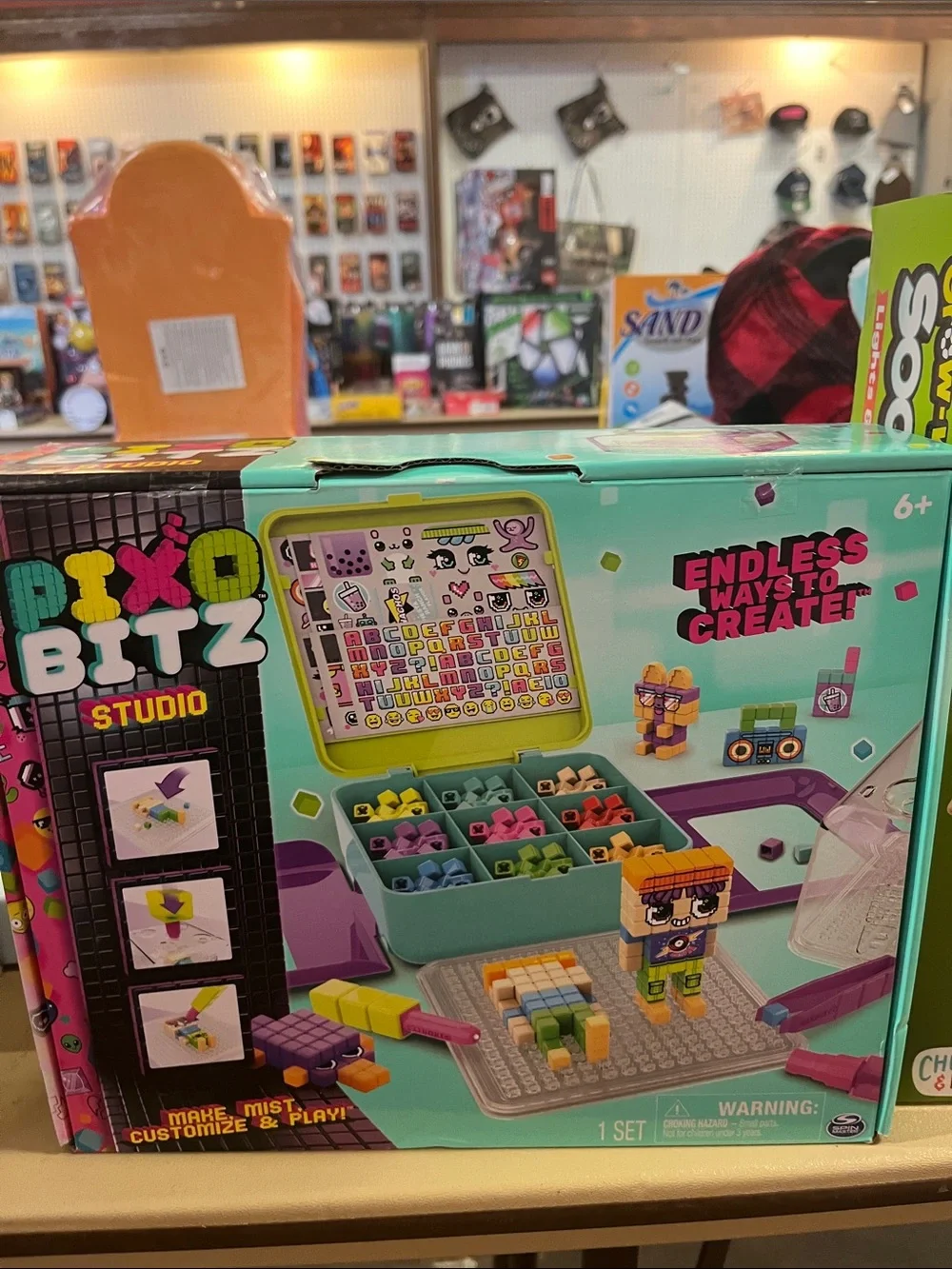 PixoBitz Studio Creative Building Set - Teal & Multicolor